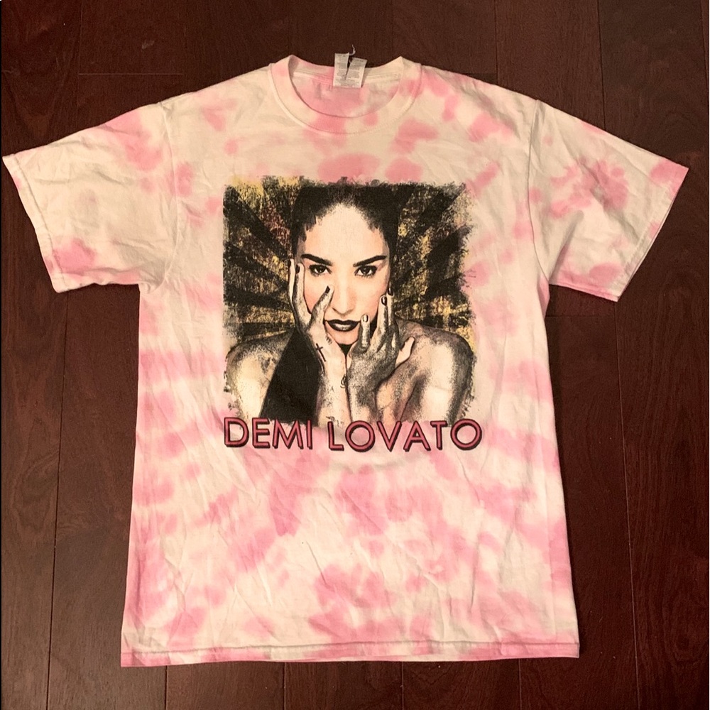 Demi Lovato World Tour Tie Dye T-shirt